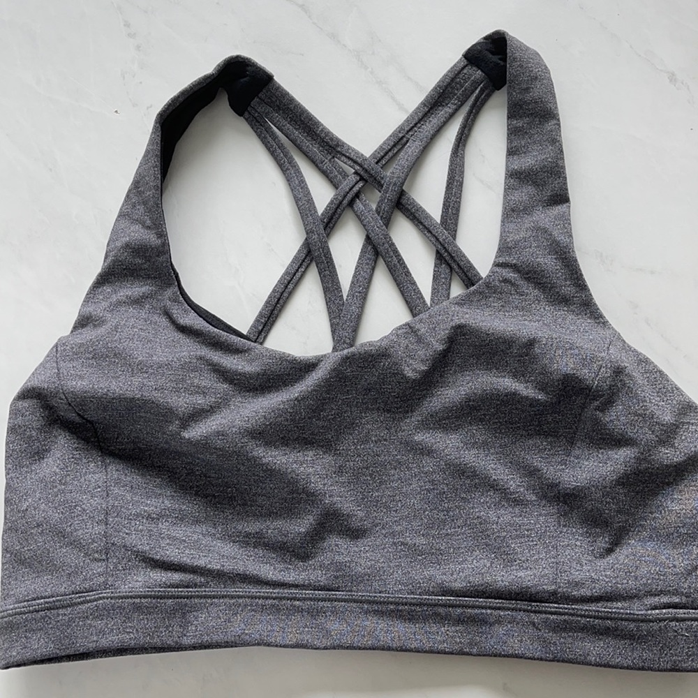Lululemon Gray Sports Bra